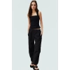 Kadın Yazlık Kolsuz Bluz Pamuklu Rahat Kare Yaka Premium Kalite Modern Stil
