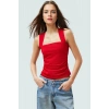Kadın Yazlık Kolsuz Bluz Pamuklu Rahat Kare Yaka Premium Kalite Modern Stil