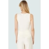 Kadın Yazlık Kolsuz Bluz Pamuklu Rahat Kare Yaka Premium Kalite Modern Stil