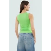 Kadın Yazlık Kolsuz Bluz Pamuklu Rahat Kare Yaka Premium Kalite Modern Stil