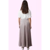 Kadın Yazlık Maxi Etek; Renk Saten Dokuma Kemerli Relaxed Fit Günlük Kullanım Modern Tasarım