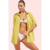 Kadın Yazlık Pamuk Gömlek Cool & Comfort Uzun Kollu Yaka Rahat Günlük Kullanım Özel Günler