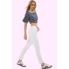 Kadın Yazlık Skinny Jean Yüksek Bel Dar Paça Stretch Denim Günlük Stil Yaz Aylarının Vazgeçilmezi