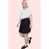 Kadın Yüksek Bel Dar Paça Kısa Şort Etek Polyester Karışımlı Yazlık Yaz Aylarının Vazgeçilmezi