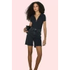 Kadın Yüksek Bel Denim Şort Pamuk City Short Boru Paça Yaz Kombinleri İçin Günlük Kullanım