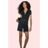 Kadın Yüksek Bel Denim Şort Pamuk City Short Boru Paça Yaz Kombinleri İçin Günlük Kullanım