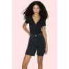 Kadın Yüksek Bel Denim Şort Pamuk City Short Boru Paça Yaz Kombinleri İçin Günlük Kullanım