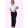 Kadın Yüksek Bel Geniş Paça Dokuma Pantolon Polyester Günlük Şıklık Yaz Aylarının Vazgeçilmezi