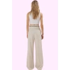 Kadın Yüksek Bel Geniş Paça Pantolon; Wide Leg Kalıp; Yazlık Casual Stil Dayanıklı Malzeme