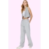 Kadın Yüksek Bel Geniş Paça Straight Pantolon Düz Desen Astarsız Yaz Aylarının Vazgeçilmezi
