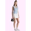 Kadın Yüksek Bel Mini Denim Etek Pamuklu Yaz Günlük Kombinler Hafta Sonu Dayanıklı Malzeme