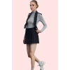 Kadın Yüksek Bel Mini Şort Etek Polyester Elastan Kış Aylarının Vazgeçilmezi Günlük Kullanım