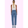 Kadın Yüksek Bel Mom Jean Pamuk Denim Günlük Kombinler Hafta Sonu Yaz Aylarının Vazgeçilmezi