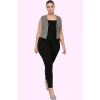 Kadın Yüksek Bel Skinny Pantolon Örme Kumaş Düz Desen Günlük Kullanım Yaz Aylarının Vazgeçilmezi