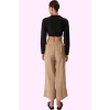 Kadın Yüksek Bel Wide Leg Dokuma Pantolon Casual Günlük Stil Hafta Sonu Yaz Aylarının Vazgeçilmezi