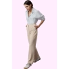 Kadın Yüksek Bel Wide Leg Pantolon Casual Dokuma Kumaş Günlük Hafta Sonu Dayanıklı Malzeme