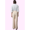 Kadın Yüksek Bel Wide Leg Pantolon Casual Dokuma Kumaş Günlük Hafta Sonu Dayanıklı Malzeme