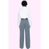 Kadın Yüksek Bel Wide Leg Pantolon Casual Dokuma Kumaş Günlük Hafta Sonu Dayanıklı Malzeme