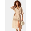 Keten Maxi Gömlek Elbise Yazlık Günlük Şık Tasarım Modern Stil Rahat Ve Kullanım
