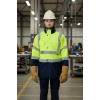 Kışlık İş Güvenliği Parkası Neon EN ISO 13688 20471 343 Linum
