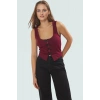 Kolsuz Bluz Yazlık Casual Fitted İnterlok Örme Kumaş Özenle Seçilmiş Kaliteli İşçilik