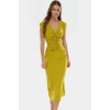 Kolsuz Bodycon Midi Elbise Nefes Alan Polyester Kumaş Günlük Kullanım İçin
