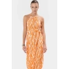 Kolsuz Halter Yaka Çok A line Maxi Elbise Yaz İçin Şık ve Rahat Modern Stil Yüksek Kalite