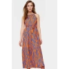 Kolsuz Halter Yaka Çok A line Maxi Elbise Yaz İçin Şık ve Rahat Modern Stil Yüksek Kalite