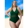 Konforlu Modern Büyük Beden Mayo Plaj Kıyafeti Plus Size UV Korumalı