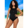 Konforlu Modern Büyük Beden Mayo Yüksek Konfor Plus Size Tam Destek UV Korumalı