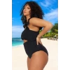 Konforlu Plus Size Mayo Tasarım Büyük Beden Esnek Kumaş Plaj Ve Havuz İçin Şık Detaylı