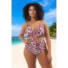 Konforlu Plus Size Mayo Tasarım Büyük Beden Plaj Kıyafeti Tam Destek