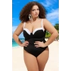 Konforlu Plus Size Mayo Tasarım Büyük Beden Plaj Ve Havuz İçin Klora Dayanıklı Yüksek Konfor