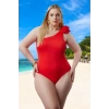 Konforlu Plus Size Mayo Tasarım Büyük Beden Premium Kalite Plaj Ve Havuz İçin Geniş