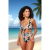 Konforlu Plus Size Mayo Tasarım Büyük Beden Şık Detaylı Rahat Kesim Battal Boy