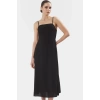Maxi A line Viskoz Dokuma Elbise Günlük Şıklık İçin Seçkin Malzeme Şık Görünüm Modern Stil