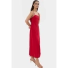 Maxi A line Viskoz Dokuma Elbise Günlük Şıklık İçin Seçkin Malzeme Şık Görünüm Modern Stil