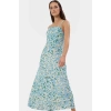 Maxi A line Viskoz Dokuma Elbise Günlük Şıklık İçin Seçkin Malzeme Şık Görünüm Modern Stil