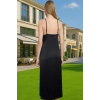 Midi Boy Saten Abiye Elbise Cut Out Detaylarla Şıklık Modern Stil Dayanıklı Malzeme Uzun Ömürlü