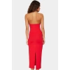 Midi Elbise Esnek Örme Kumaş Bodycon Kalıp Günlük Stil Kaliteli İşçilik Seçkin Malzeme