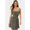 Mini Bodycon Elbise Çiçek Desenli Örme Kumaş Rahat Yazlık Zarifane Tasarım Özenle Seçilmiş