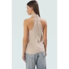 Modal Halter Yaka Bluz Rahat Kesim Yazlık Ve Şık Konforlu