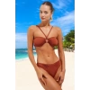 Modern Çapraz Bikini Takımı Plaj Ve Havuz İçin Klora Dayanıklı Hızlı Kuruyan Özel Tasarım