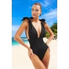 Modern Derin V Yaka Mayo Premium Kalite Esnek Kumaş Şık Detaylı Özel Tasarım Swimsuit