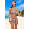 Modern Desenli Bikini Takımı Esnek Kumaş Premium Kalite UV Korumalı Şık Detaylı Ergonomik Kesim