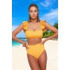 Modern Fırfırlı Bikini Takımı Özel Tasarım Premium Kalite Klora Dayanıklı Su Sporları İçin