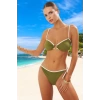 Modern Straplez Bikini Takımı Özel Tasarım Su Sporları İçin Klora Dayanıklı Hızlı Kuruyan