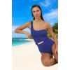 Modern Tek Omuz Mayo Ergonomik Kesim Yüzme Mayosu Özel Tasarım UV Korumalı Su Sporları İçin