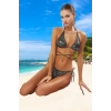 Modern Üçgen Bikini Takımı Yaz Koleksiyonu Plaj Ve Havuz İçin Klora Dayanıklı UV Korumalı