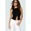 Nefes Alan Pamuklu Bluz Düğmeli Fitted Asimetrik Yazlık Modern Stil Özel Tasarım Uzun Ömürlü